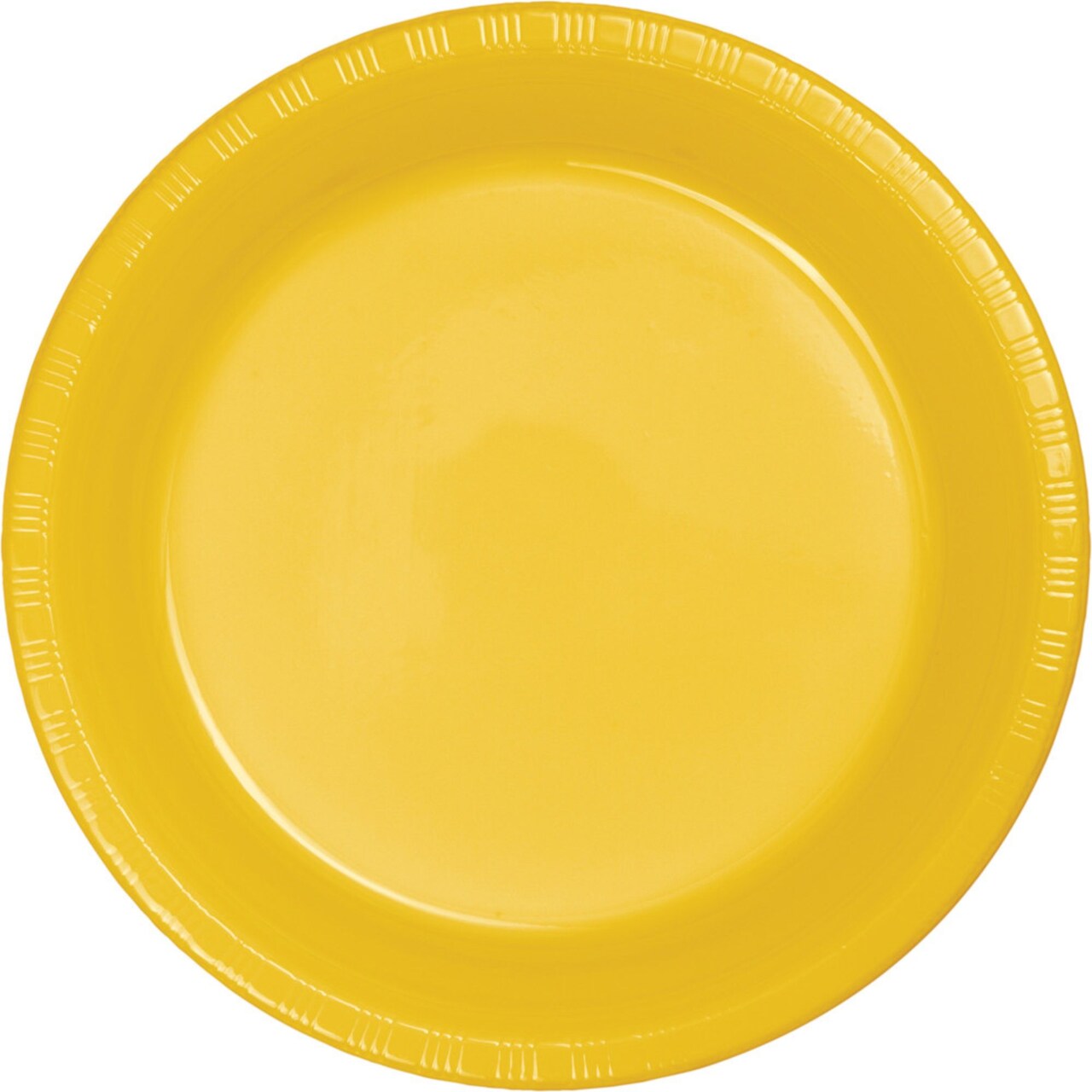 Party Central Disposable Solid Paper Dinner Plates - 10.25" - White - Club Pack of 240